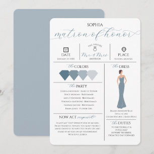 Carte d'information de la fête nuptiale Serez-vous