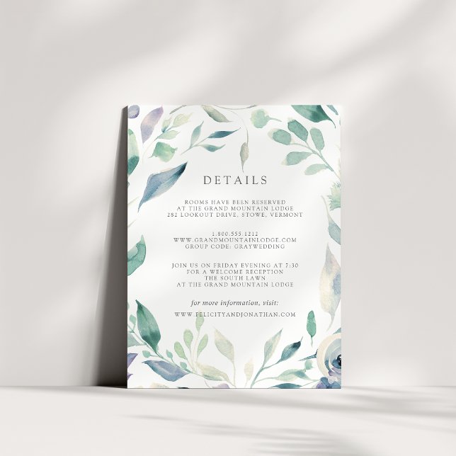 Carte d'information de l'invité Mountain Meadow (Créateur téléchargé)