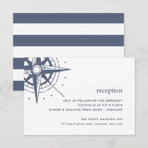 Carte d'information de réception de mariage True N