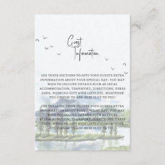 Carte d'information des clients des Grands Lacs