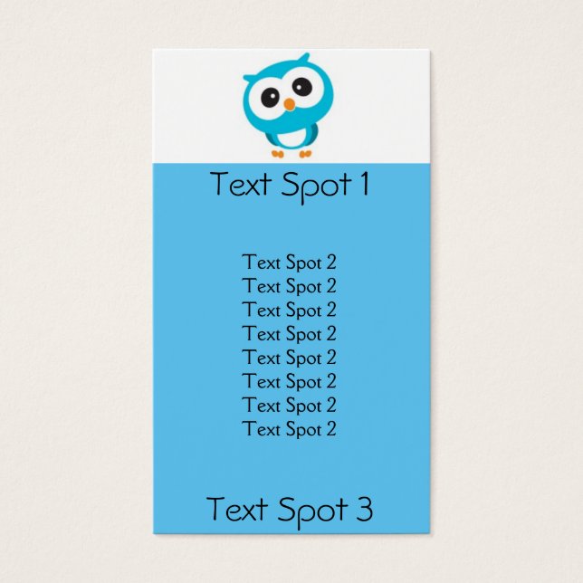 Carte d'information pour enfants (Devant)