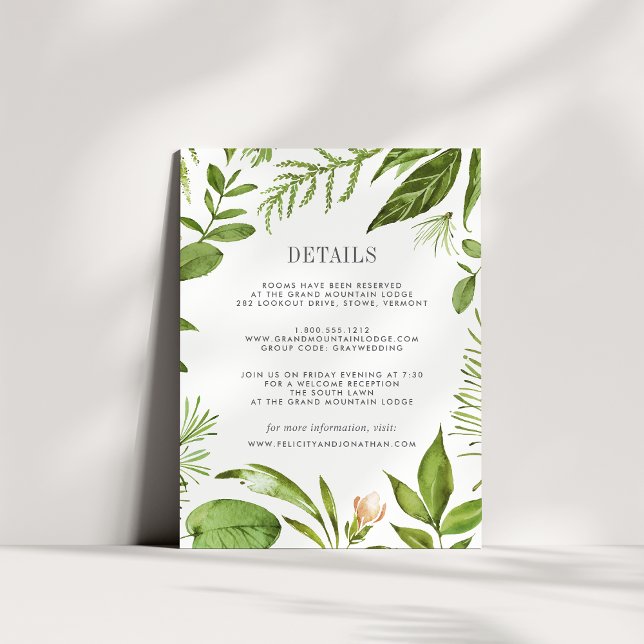 Carte d'information Wild Meadow Guest (Créateur téléchargé)