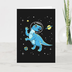 Carte Dinos Rhabdodon Bleu Dans L'Espace