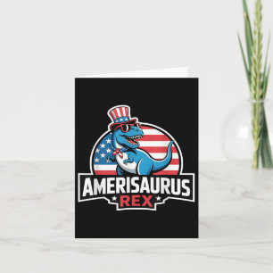 Carte Dinosaur 4 juillet Hommes Femmes Garçons Filles Am