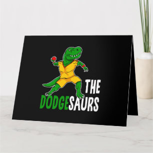Carte Dinosaur Dodgeball Team Nom Dinosaur Dodgeb