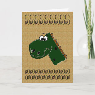 Carte Dinosaur Joyeux Anniversaire