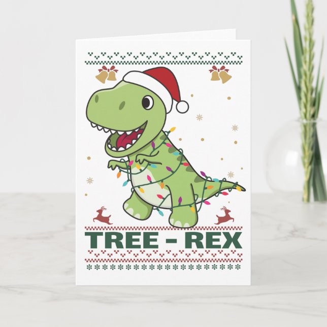 Carte Dinosaur Pun T-Rex (Devant)
