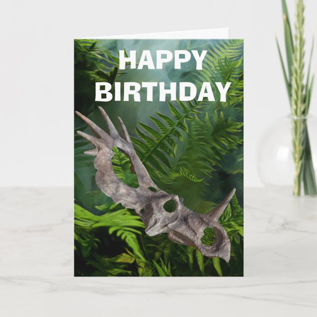 Carte Dinosaur Skull Jussica (Devant)