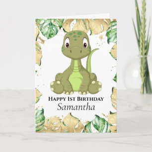 Carte Dinosaur T Rex Anniversaire Jurassique