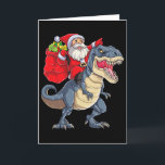Carte Dinosaur T Rex Christmas Santa Boys Men Girls Xmas<br><div class="desc">Dinosaur T Rex Christmas Santa Boys Men Girls Xmas Squad</div>