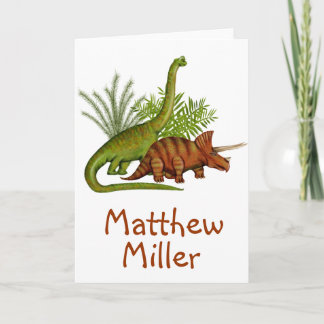 Carte Dinosaure