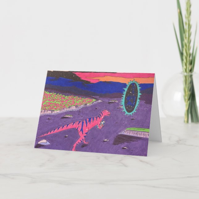 Carte Dinosaure Cheeky (Devant)