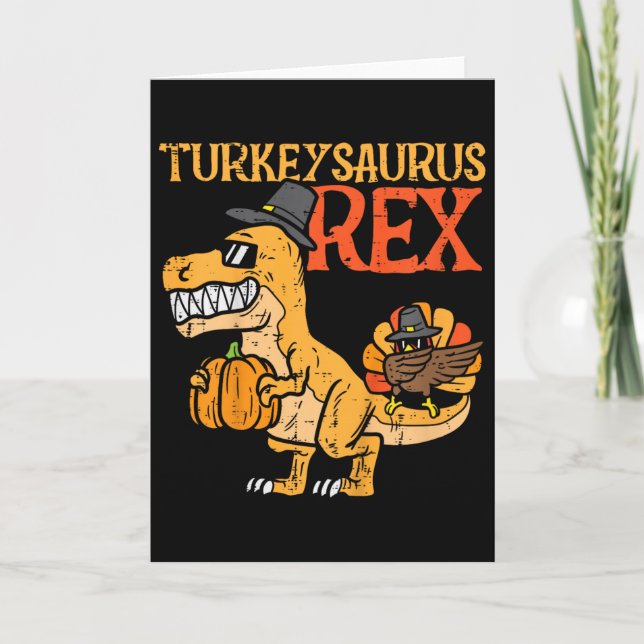 Carte Dinosaurus de dinde Rex Dab Dinde Dino Garçon Todd (Devant)