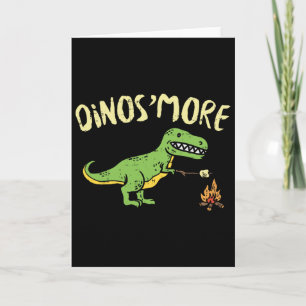 Carte Dinosmore Drôle Dino Smore Camping Dinosaur Camp C