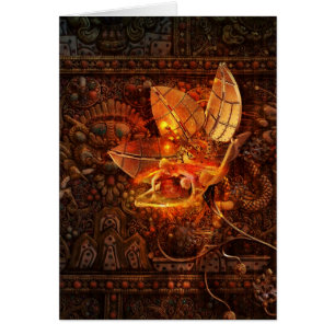 Carte d'insecte d'objet façonné