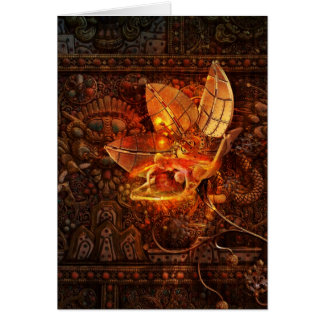 Carte d'insecte d'objet façonné