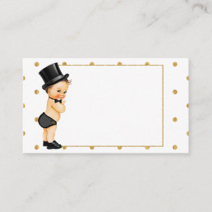 Carte d'insertion de baby shower