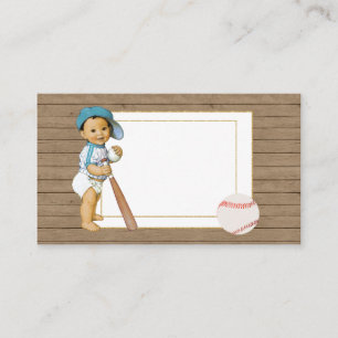 Carte d'insertion de baby shower avec la base