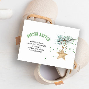 Carte d'insertion de baby shower d'hiver de la tom