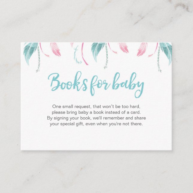 Carte d'insertion de demande de Baby shower de rés (Devant)