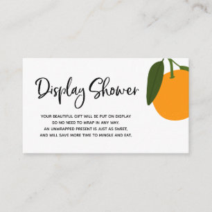 Carte d'insertion de douche d'affichage Little Cut