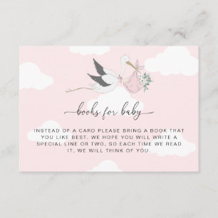 Carte d'insertion de la demande de livres de cigog