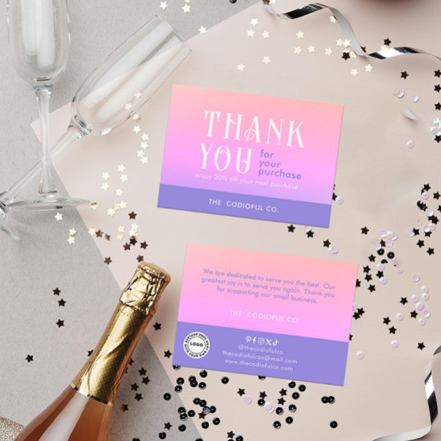 Carte d'insertion de package dégradé (Créateur téléchargé)