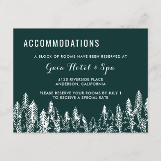 Carte d'insertion de plage de montagne