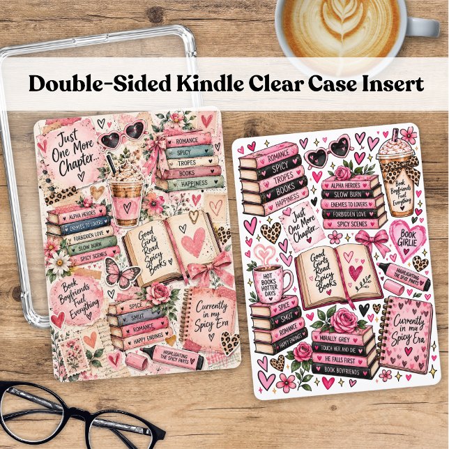 Carte d'insertion double face pour Kindle Romance  (Créateur téléchargé)