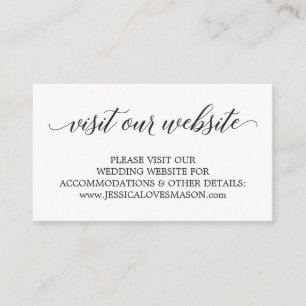 Carte d'insertion du site Web mariage - Script cla