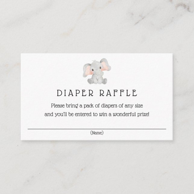 Carte d'insertion Elephant Books for Baby (Devant)