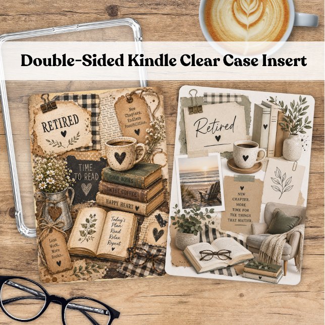 Carte d'insertion Kindle double face pour une retr (Créateur téléchargé)