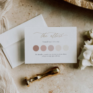 Carte d'insertion minimaliste Mariage avec script
