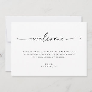 Carte d'insertion minimaliste pour Mariage
