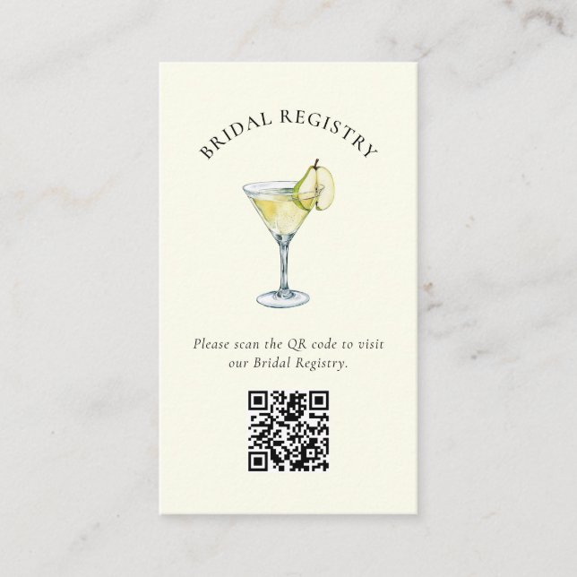 Carte d'insertion pour la soirée de mariage The Pe (Devant)