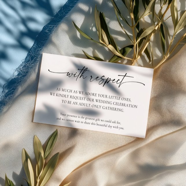 Carte d'insertion pour mariage réservé aux adultes (Créateur téléchargé)