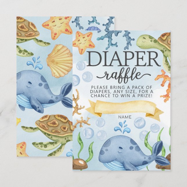 Carte d'insertion pour un tirage au sort de couche (Devant / Derrière)