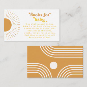 Carte d'insertion Sun Books for Baby   Carte Sun B