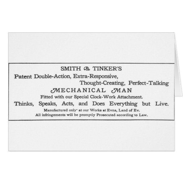 Carte d'instruction de Tik-Tok (Devant horizontal)