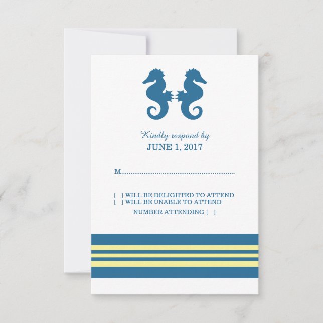 Carte d'intervention de l'hippocampe bleu jaune (Devant)