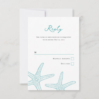 Carte d'intervention pour poisson étoilé turquoise