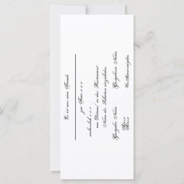 Carte d'invitation (Devant)