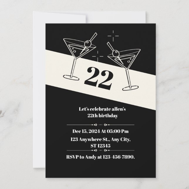 carte d'invitation (Devant)