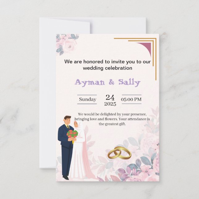 carte d'invitation (Devant)