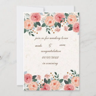 carte d'invitation à désherber