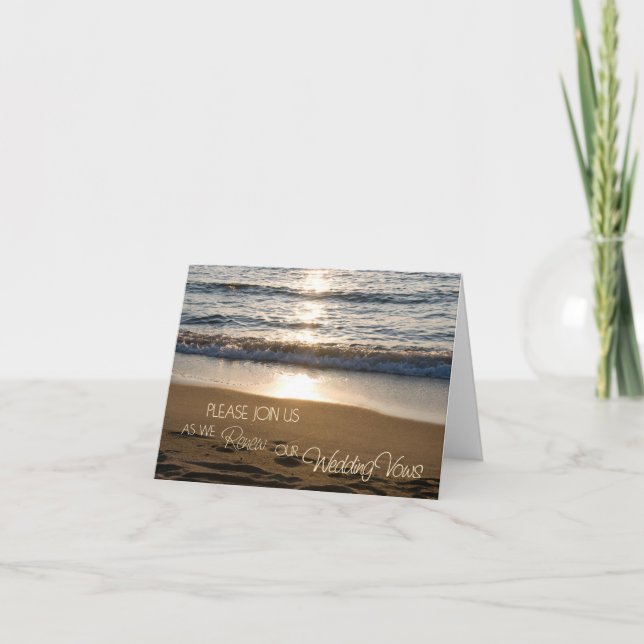 Carte d'invitation à la cérémonie de renouvellemen (Devant)