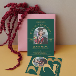 Carte d'invitation à la fête de remise des diplôme
