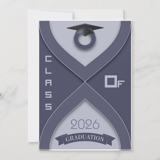 Carte d'invitation à la remise des diplômes de la  (Devant)