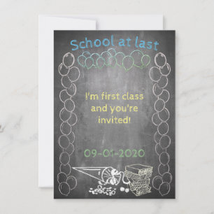 Carte d'invitation à l'inscription scolaire sur ta