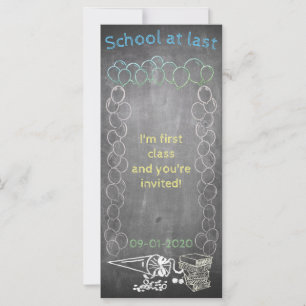 Carte d'invitation à l'inscription scolaire sur ta